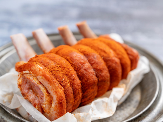 Korean pork belly porchetta