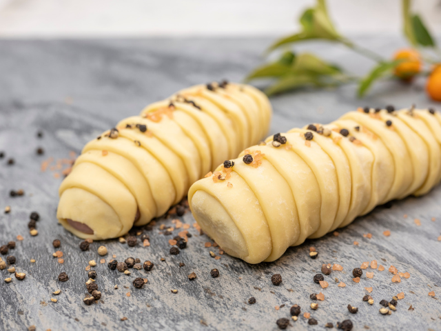  3 cheese pork sausage pastry