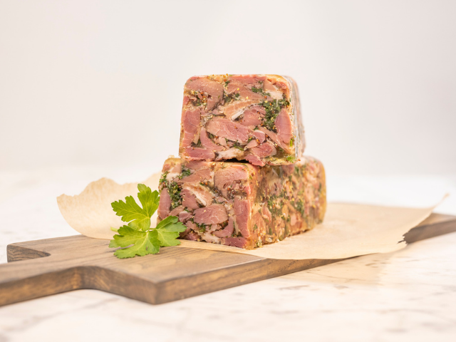 Ham hock mustard terrine