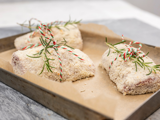 Italian style pork fillets