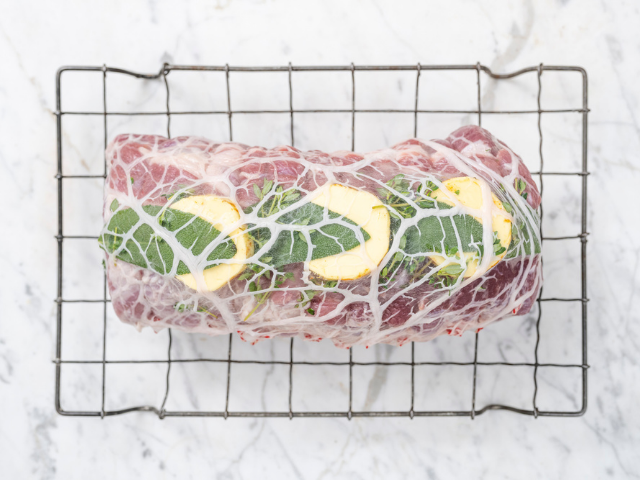 Mediterranean roast pork