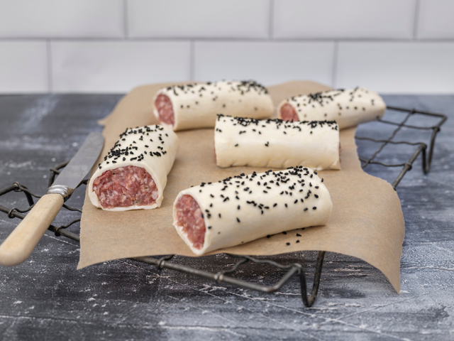 Pork and fennel sausage rolls