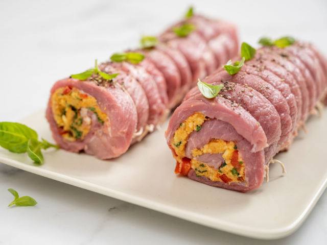 Pork parmagiana braciole