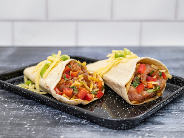 Pork tortilla pockets